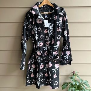 CAPELLI NEW YORK Ladies Rain Coat with Belt size L